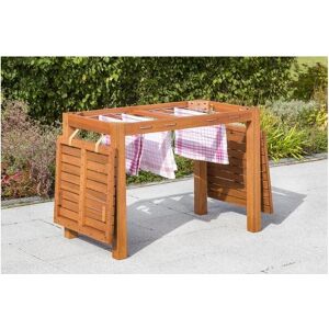 MERXX Gartentisch - 60x100cm Beige - Gartenmöbel MERXX Gartentisch - 60x100cm Beige - Gartenmöbel