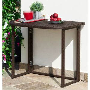 MERXX Rattan Gartentisch - Klappbar, 50x75x90 cm MERXX Rattan Gartentisch - Klappbar, 50x75x90 cm