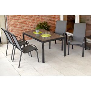 MERXX Amalfi Gartenmöbel-Set - Witterungsbeständig, Stapelbar, UV-beständig MERXX Amalfi Gartenmöbel-Set - Witterungsbeständig, Stapelbar, UV-beständig
