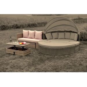 MERXX Riva Garten-Set - 6 Sitze, Höhenverstellbarer Tisch MERXX Riva Garten-Set - 6 Sitze, Höhenverstellbarer Tisch