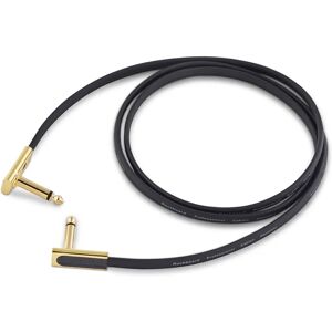 Cable Patch Plano de la Serie Gold de RockBoard - 120cm - Enchufe en ángulo Cable Patch Plano de la Serie Gold de RockBoard - 120cm - Enchufe en ángulo