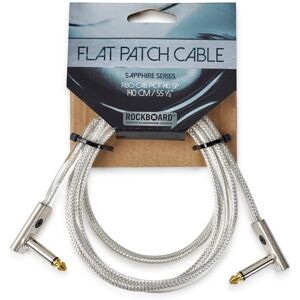 Cable de parcheo plano de la serie Sapphire de RockBoard - 140 cm - En ángulo Cable de parcheo plano de la serie Sapphire de RockBoard - 140 cm - En ángulo