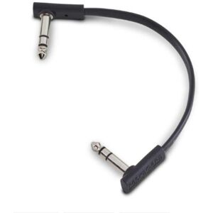 Câble TRS Plat RockBoard - 15 cm - Coudé - Câble audio - Publicité Câble TRS Plat RockBoard - 15 cm - Coudé - Câble audio - Publicité