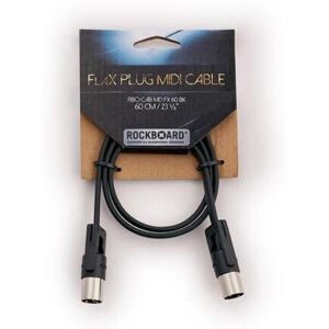 RockBoard MIDI-kabel - 60 cm - Plassbesparende RockBoard MIDI-kabel - 60 cm - Plassbesparende