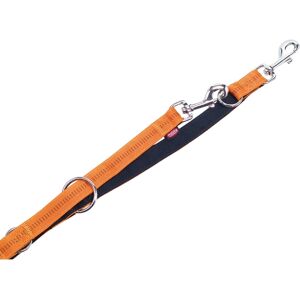 Laisse pour chien Nobby - Nylon réglable - Orange - 200cm - Publicité Laisse pour chien Nobby - Nylon réglable - Orange - 200cm - Publicité