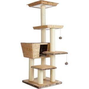 Nobby Nobby Kratzbaum Motega - Water Hyacinth, 48x48x141cm - Cat Tree Nobby Nobby Kratzbaum Motega - Water Hyacinth, 48x48x141cm - Cat Tree