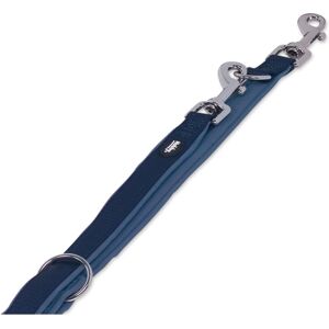 Nobby 80530-06 Laisse double en nylon bleu - Laisse double pour chien - Publicité Nobby 80530-06 Laisse double en nylon bleu - Laisse double pour chien - Publicité