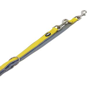 Nobby 80530-65 2 m Grey, Yellow Nylon Dog Double lead - Dog Lead Nobby 80530-65 2 m Grey, Yellow Nylon Dog Double lead - Dog Lead