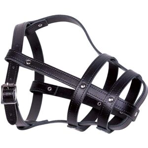 Nobby Leder Dog Muzzle - Size 8 - Black Nobby Leder Dog Muzzle - Size 8 - Black