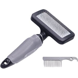 Nobby - NB STARLINE SLICKERBORSTEL M 00001 - Noir - Brosse pour animaux - Publicité Nobby - NB STARLINE SLICKERBORSTEL M 00001 - Noir - Brosse pour animaux - Publicité