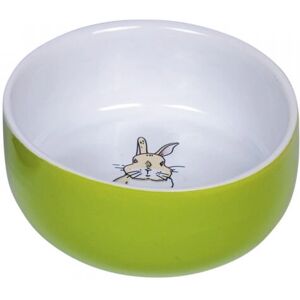 Nobby 73768 Lapin - Bol en céramique, Vert/Blanc, 11cm - Publicité Nobby 73768 Lapin - Bol en céramique, Vert/Blanc, 11cm - Publicité