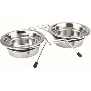 Nobby Double Gamelle en Acier Inoxydable pour Chien - Type de Produit - Publicité Nobby Double Gamelle en Acier Inoxydable pour Chien - Type de Produit - Publicité