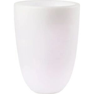 8 Seasons Design Glanzende Curvy Pot Wit - Binnen/Buiten - 39cm 8 Seasons Design Glanzende Curvy Pot Wit - Binnen/Buiten - 39cm