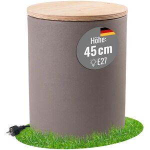 8 Seasons Design - Shining Drum - Taupe - LED - Vloerlamp 8 Seasons Design - Shining Drum - Taupe - LED - Vloerlamp