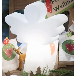 8 seasons design - LED-Engel - Weiß - 34x40x9,5 cm - Außenleuchte 8 seasons design - LED-Engel - Weiß - 34x40x9,5 cm - Außenleuchte