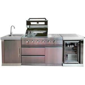 BUSCHBECK Oxford Gasgrill - Edelstahl, 245cm, 119cm, 60cm - Outdoorküche BUSCHBECK Oxford Gasgrill - Edelstahl, 245cm, 119cm, 60cm - Outdoorküche