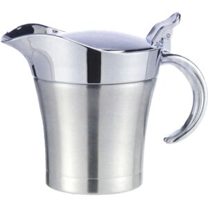 VidaXL Edelstahl Sauciere - 400ml - Doppelwandig VidaXL Edelstahl Sauciere - 400ml - Doppelwandig