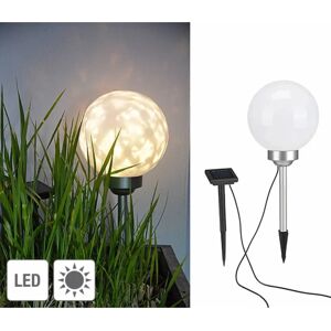 vidaXL Garden Solar Rotating Ball Light 20cm - Garden Light vidaXL Garden Solar Rotating Ball Light 20cm - Garden Light