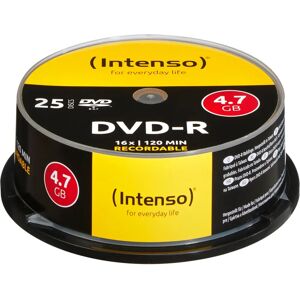 Intenso DVD-R 4,7GB 16x - 25 skivor Intenso DVD-R 4,7GB 16x - 25 skivor
