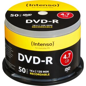 Intenso DVD-R 4.7GB 16x - Medios de almacenamiento negro Intenso DVD-R 4.7GB 16x - Medios de almacenamiento negro