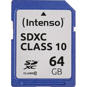 Intenso 64GB Minneskort - Klass 10 SDXC Intenso 64GB Minneskort - Klass 10 SDXC