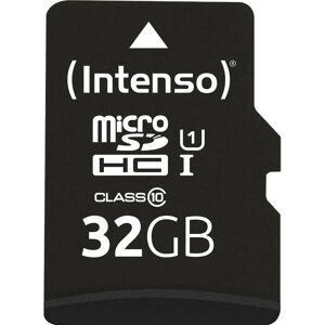 Intenso 32GB MicroSDHC UHS-I Klasse 10 - MicroSDHC geheugenkaart Intenso 32GB MicroSDHC UHS-I Klasse 10 - MicroSDHC geheugenkaart