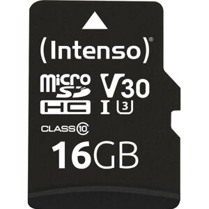 Intenso 16 GB MicroSDHC UHS-I Classe 10 - Carte mémoire - Publicité Intenso 16 GB MicroSDHC UHS-I Classe 10 - Carte mémoire - Publicité