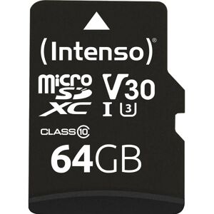 Intenso 64GB MicroSDXC UHS-I Class 10 - Hukommelseskort Intenso 64GB MicroSDXC UHS-I Class 10 - Hukommelseskort