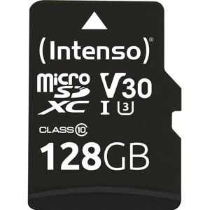 Intenso 128GB MicroSDXC UHS-I Class 10 - Memory Card with Adapter Intenso 128GB MicroSDXC UHS-I Class 10 - Memory Card with Adapter