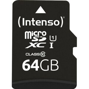 Intenso 64 GB MicroSD UHS-I Class 10 Memory Card - Memory Card Intenso 64 GB MicroSD UHS-I Class 10 Memory Card - Memory Card