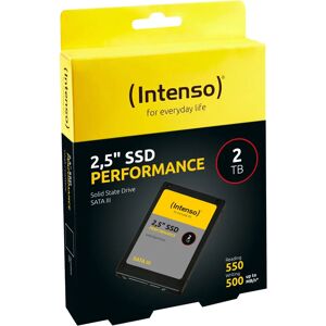 Intenso 2TB SSD - Performance, 2.5" SATA III - Robust & Fast Intenso 2TB SSD - Performance, 2.5" SATA III - Robust & Fast