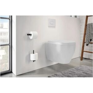 Suport hârtie igienică ZACK CARVO - Negru Suport hârtie igienică ZACK CARVO - Negru