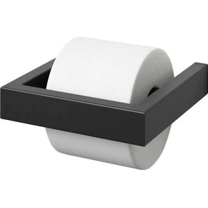 Zack Linea Toiletrolhouder - Modern, Roestvrij Staal, Zwart Zack Linea Toiletrolhouder - Modern, Roestvrij Staal, Zwart