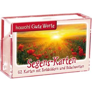 Tarjetas de Bendiciones Kawohl Verlag - 62 Tarjetas coloridas con versículos bíblicos Tarjetas de Bendiciones Kawohl Verlag - 62 Tarjetas coloridas con versículos bíblicos