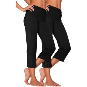 VIVANCE ACTIVE Damen Schwarz Caprihose - Capris VIVANCE ACTIVE Damen Schwarz Caprihose - Capris