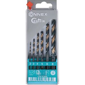 CONNEX Juego de Brocas HSS - 4, 5, 6, 8 mm - Herramientas de Perforación CONNEX Juego de Brocas HSS - 4, 5, 6, 8 mm - Herramientas de Perforación