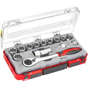 Connex COX580214 14-Piece Socket Set - Red Connex COX580214 14-Piece Socket Set - Red