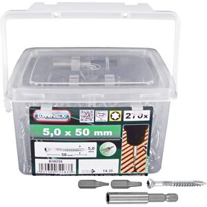 CON:P B30250 Stainless Steel Torx Screws - 5x50mm - 270 pcs CON:P B30250 Stainless Steel Torx Screws - 5x50mm - 270 pcs
