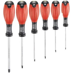CONNEX Screwdriver Set - T-shaped, 6 pcs, Metal, Red CONNEX Screwdriver Set - T-shaped, 6 pcs, Metal, Red