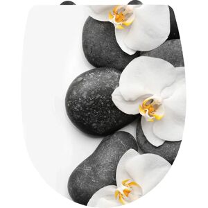 Couvercle de WC Cornat Orchidée à fermeture douce - Siège de toilette - Publicité Couvercle de WC Cornat Orchidée à fermeture douce - Siège de toilette - Publicité