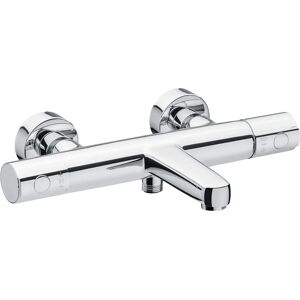 CORNAT Derval Thermostat - Bath Mixer, Silver, Brass, 38°C Lock CORNAT Derval Thermostat - Bath Mixer, Silver, Brass, 38°C Lock