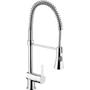 CORNAT Fuerte Kitchen Faucet - Brass, Silver, 360° Swivel, Pull-Out Spray CORNAT Fuerte Kitchen Faucet - Brass, Silver, 360° Swivel, Pull-Out Spray