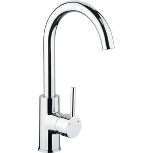 CORNAT Fuerte Kitchen Faucet - Brass, Silver, High Swivel, Made in Germany CORNAT Fuerte Kitchen Faucet - Brass, Silver, High Swivel, Made in Germany