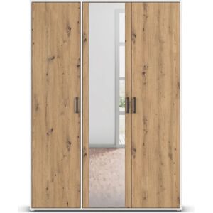 RAUCH Voyager Kleiderschrank - Alpinweiß/Eiche Artisan, 3 Türen, 140x53x194 cm RAUCH Voyager Kleiderschrank - Alpinweiß/Eiche Artisan, 3 Türen, 140x53x194 cm