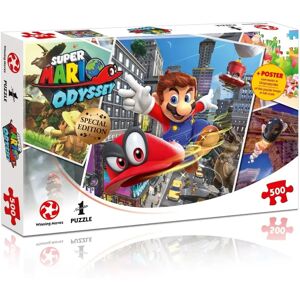 Winning Moves WM01393-ML1-6 Super Mario Odyssey Jigsaw Puzzle - 500pcs Winning Moves WM01393-ML1-6 Super Mario Odyssey Jigsaw Puzzle - 500pcs