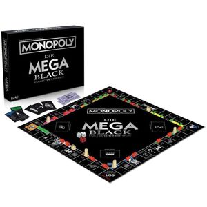 Winning Moves Monopoly Mega Black Edition - German Version Winning Moves Monopoly Mega Black Edition - German Version