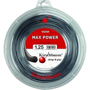 Kirschbaum Max Power Tennissnöre - Hög prestanda, Antracit, 200m Kirschbaum Max Power Tennissnöre - Hög prestanda, Antracit, 200m