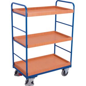 Variofit Etagenwagen - 3 Ladeflächen, L-Profil Variofit Etagenwagen - 3 Ladeflächen, L-Profil
