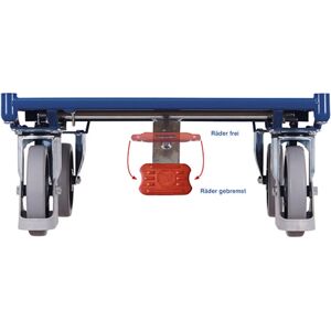 Variofit Dreiwandwagen, hoch und vergittert mit 5 Etagen 1000x700mm Variofit Dreiwandwagen, hoch und vergittert mit 5 Etagen 1000x700mm