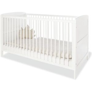 Pinolino Weiß Viktoria Babybett mit Verstellbarem Lattenrost & Sicherheitssprossen - Babybett Pinolino Weiß Viktoria Babybett mit Verstellbarem Lattenrost & Sicherheitssprossen - Babybett